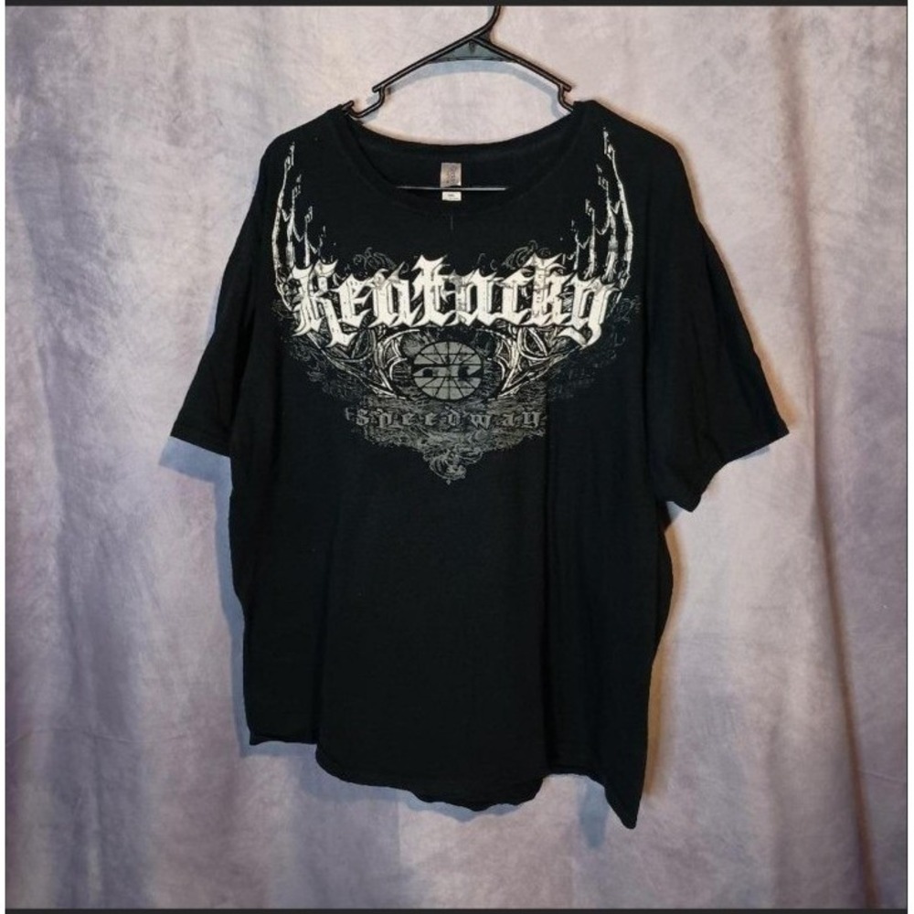 Vintage 2001 Kentucky Speedway Horsepower NASCAR Double Sided Graphic Tee